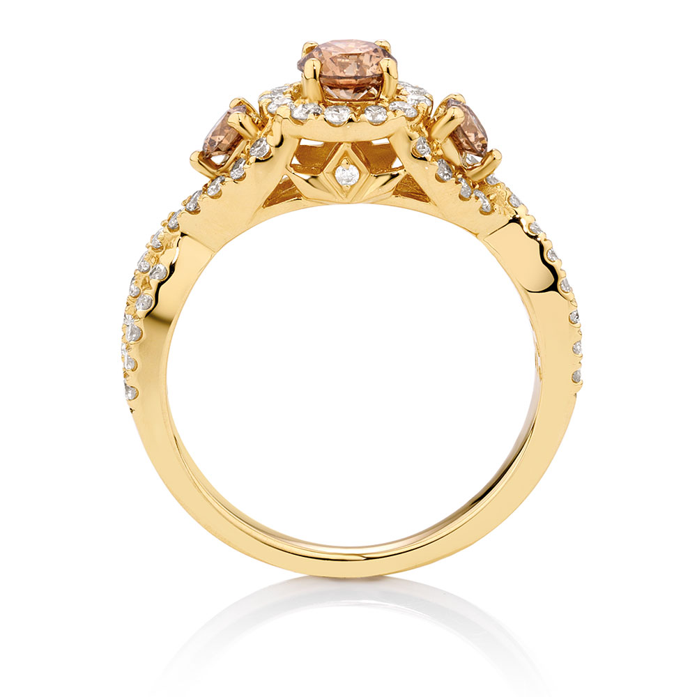 Champagne Diamond Engagement Ring Nz Champagne Diamond Engagement Ring Nz
