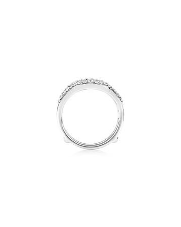Enhancer Ring with 3/4 Carat TW of Diamonds in 14kt White Gold Enhancer Ring with 3/4 Carat TW of Diamonds in 14kt White Gold