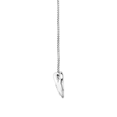 Mini Infinitas Pendant with Diamonds in Sterling Silver Mini Infinitas Pendant with Diamonds in Sterling Silver