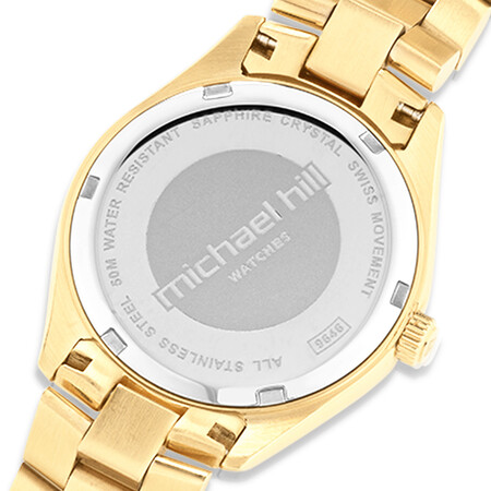Ladies Watch 0.12 Carat TW of Diamonds in Gold Tone Stainless Steel Ladies Watch 0.12 Carat TW of Diamonds in Gold Tone Stainless Steel