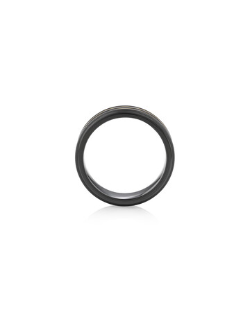 Ring in Black Titanium & 10kt Yellow Gold Ring in Black Titanium & 10kt Yellow Gold
