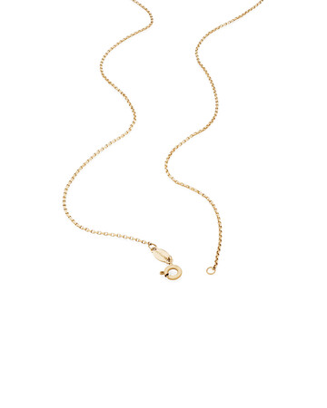 50cm (20") 1mm Width Diamond Cut Belcher Chain in 18kt Yellow Gold 50cm (20") 1mm Width Diamond Cut Belcher Chain in 18kt Yellow Gold