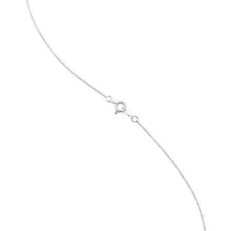 Solitaire Pendant with 0.50 Carat Diamond in 18kt White Gold Solitaire Pendant with 0.50 Carat Diamond in 18kt White Gold