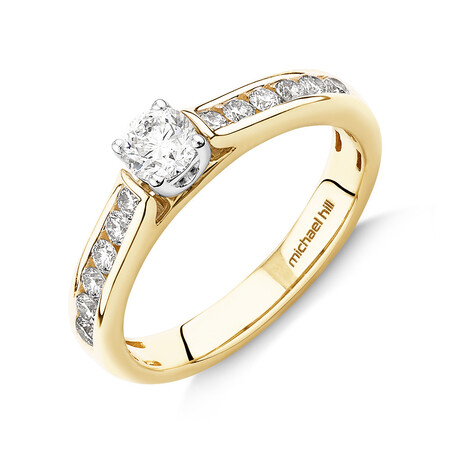 Bridal Set with 1.00 Carat TW of Diamonds in 14kt Yellow & White Gold Bridal Set with 1.00 Carat TW of Diamonds in 14kt Yellow & White Gold