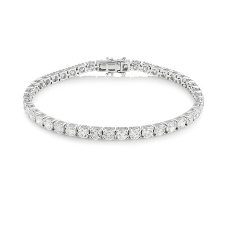 Tennis Bracelet with 10.30 Carat TW of Diamonds In 14kt White Gold Tennis Bracelet with 10.30 Carat TW of Diamonds In 14kt White Gold