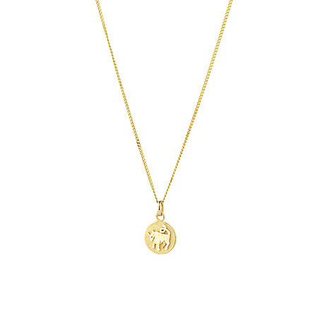 Taurus Zodiac Pendant in 10ct Yellow Gold Taurus Zodiac Pendant in 10ct Yellow Gold