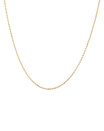 45cm (18") Diamond Cut Belcher Chain in 18ct Yellow Gold 45cm (18") Diamond Cut Belcher Chain in 18ct Yellow Gold
