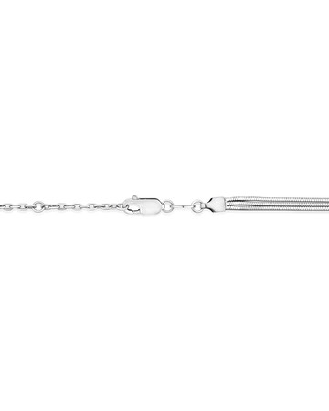 45cm (18") 1.2mm Width Multi Snake Chain in Sterling Silver 45cm (18") 1.2mm Width Multi Snake Chain in Sterling Silver