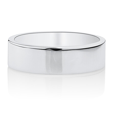 Square Edge Ring In Sterling Silver Square Edge Ring In Sterling Silver