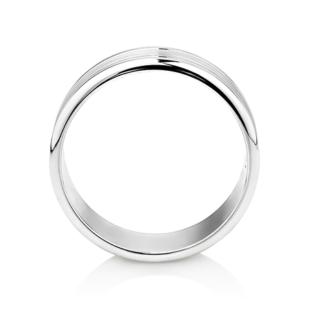 Wedding Band in 10kt White Gold Wedding Band in 10kt White Gold