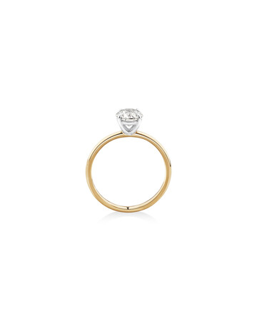 Southern Star Solitaire Engagement Ring with a 1.00 Carat TW Diamond in 18kt Yellow & White Gold Southern Star Solitaire Engagement Ring with a 1.00 Carat TW Diamond in 18kt Yellow & White Gold