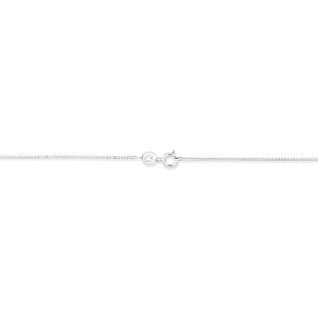 50cm (20") 1mm Width Box Chain in Sterling Silver 50cm (20") 1mm Width Box Chain in Sterling Silver