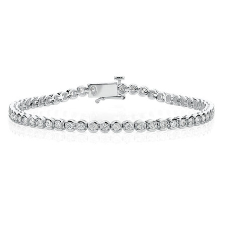 Tennis Bracelet with 2 Carat TW of Diamonds in 14kt White Gold Tennis Bracelet with 2 Carat TW of Diamonds in 14kt White Gold