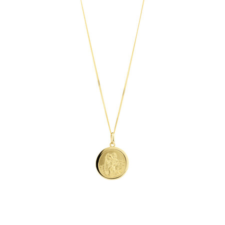 St Christopher Pendant in 10ct Yellow Gold St Christopher Pendant in 10ct Yellow Gold