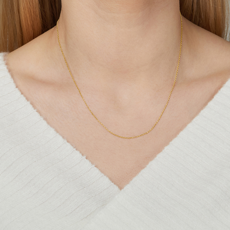 45cm (18") Solid Belcher Chain in 10kt Yellow Gold 45cm (18") Solid Belcher Chain in 10kt Yellow Gold