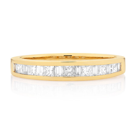 Wedding Band with 1/2 Carat TW of Diamonds in 18kt Yellow Gold Wedding Band with 1/2 Carat TW of Diamonds in 18kt Yellow Gold