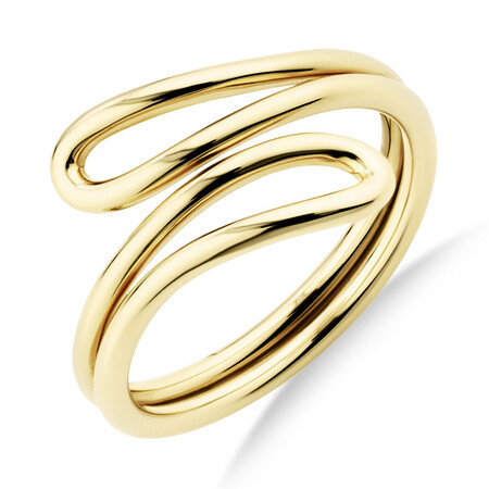 Single Loop Ring In 10Ct Yellow Gold Single Loop Ring In 10Ct Yellow Gold