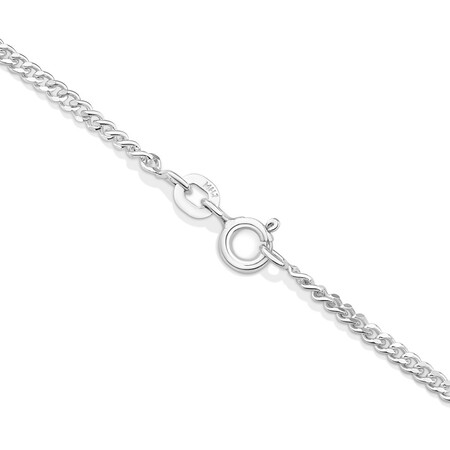 55cm (22") 1.5mm - 2mm Width Curb Chain in Sterling Silver 55cm (22") 1.5mm - 2mm Width Curb Chain in Sterling Silver