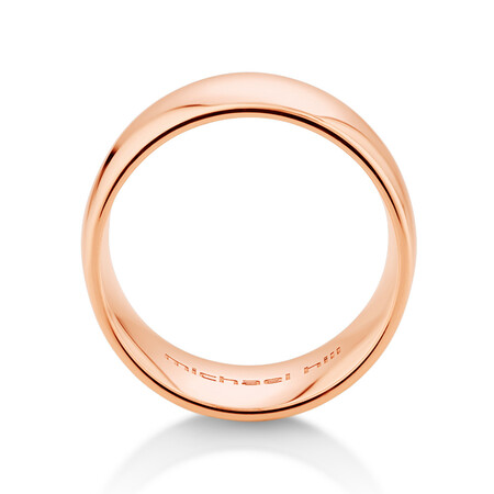 12mm Barrel Ring in 10kt Rose Gold 12mm Barrel Ring in 10kt Rose Gold