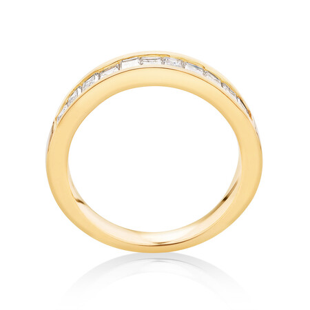 Wedding Band with 1.21 Carat TW of Diamonds in 14kt Yellow Gold Wedding Band with 1.21 Carat TW of Diamonds in 14kt Yellow Gold