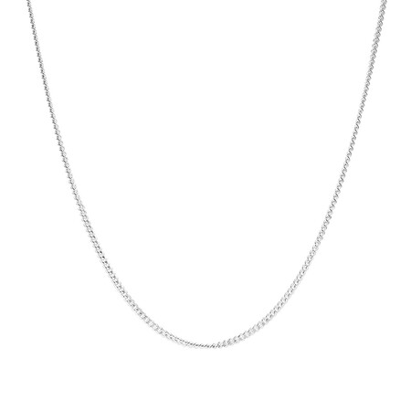 60cm (24") Curb Chain in Sterling Silver 60cm (24") Curb Chain in Sterling Silver