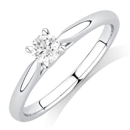 Evermore 0.34 Carat Solitiare Diamond Ring in 14ct White Gold Evermore 0.34 Carat Solitiare Diamond Ring in 14ct White Gold