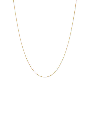 45cm (18") Box Chain in 10kt Yellow Gold 45cm (18") Box Chain in 10kt Yellow Gold