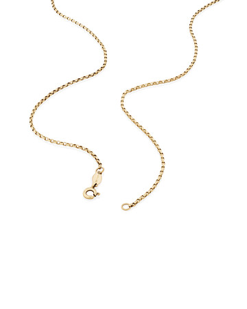 50cm (20") 1mm-1.5mm Width Diamond Cut Belcher Chain in 18kt Yellow Gold 50cm (20") 1mm-1.5mm Width Diamond Cut Belcher Chain in 18kt Yellow Gold