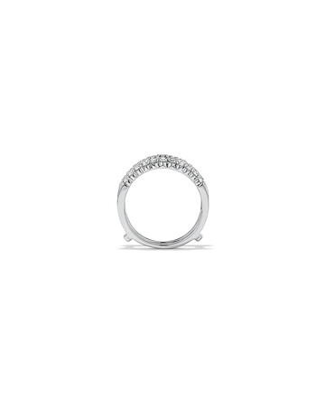 Enhancer Ring with 0.70 Carat TW of Diamonds in 14ct White Gold Enhancer Ring with 0.70 Carat TW of Diamonds in 14ct White Gold