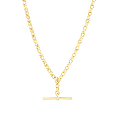 50cm (20") Belcher Fob Chain in 10ct Yellow Gold 50cm (20") Belcher Fob Chain in 10ct Yellow Gold