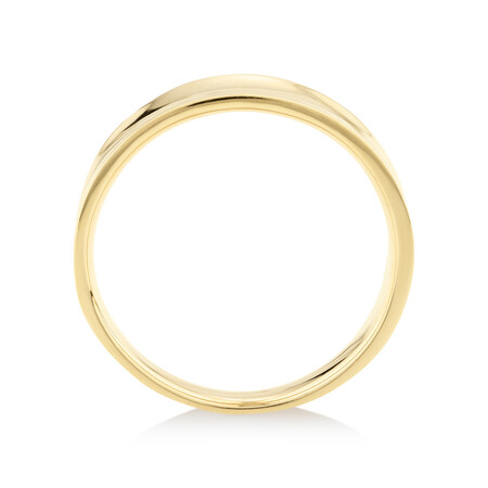 Concave Ring in 10ct Yellow Gold Concave Ring in 10ct Yellow Gold