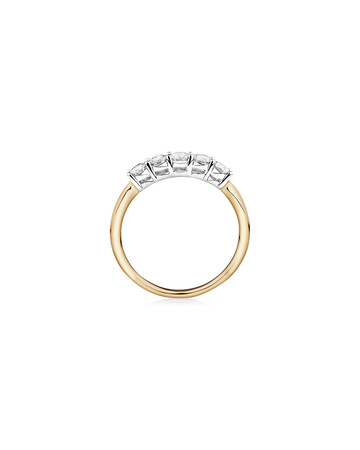Evermore Wedding Band with 0.50 Carat TW of Diamonds in 14kt Yellow/White Gold Evermore Wedding Band with 0.50 Carat TW of Diamonds in 14kt Yellow/White Gold