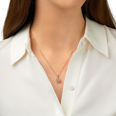 Everlight Pendant with 0.33 Carat TW of Diamonds in 10kt Yellow Gold Everlight Pendant with 0.33 Carat TW of Diamonds in 10kt Yellow Gold
