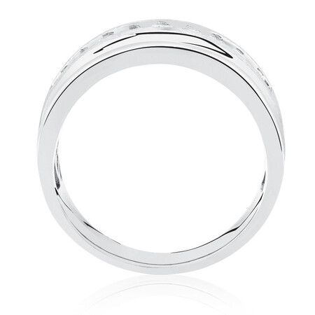 Men's Ring with 1/2 Carat TW of Diamonds in 10kt White Gold Men's Ring with 1/2 Carat TW of Diamonds in 10kt White Gold