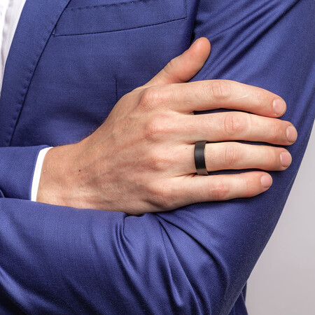 Ring in Black Titanium & 10ct Yellow Gold Ring in Black Titanium & 10ct Yellow Gold