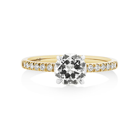 Southern Star Engagement Ring with 1.15 Carat TW of Diamonds in 18kt Yellow & White Gold Southern Star Engagement Ring with 1.15 Carat TW of Diamonds in 18kt Yellow & White Gold