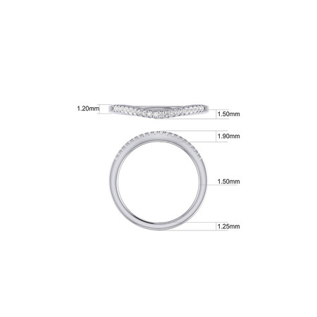 Evermore Bridal Set with 0.60 Carat TW of Diamonds in 10kt White Gold Evermore Bridal Set with 0.60 Carat TW of Diamonds in 10kt White Gold