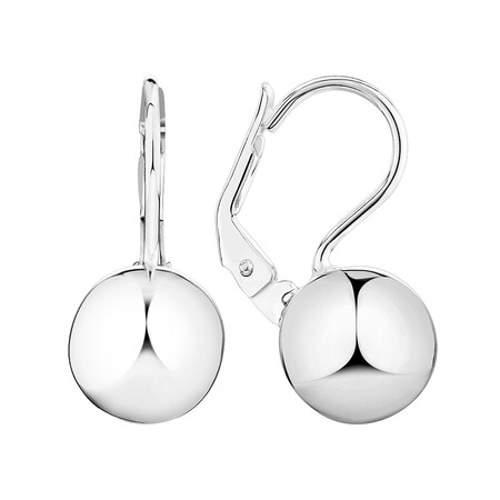 Euroball Earrings in Sterling Silver Euroball Earrings in Sterling Silver