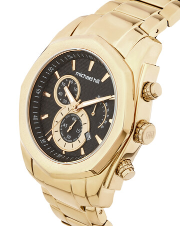 Men's Chronograph Watch in Gold Tone Stainless Steel Men's Chronograph Watch in Gold Tone Stainless Steel
