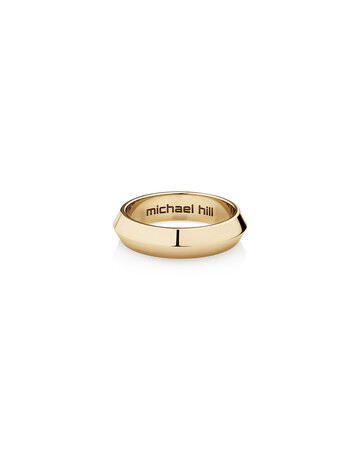 5mm French Curve Ring in 10kt Yellow Gold 5mm French Curve Ring in 10kt Yellow Gold
