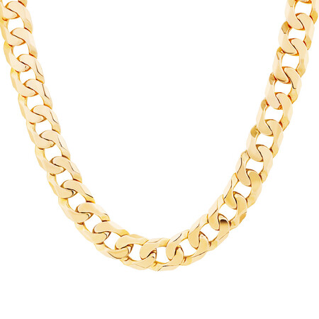 55cm (22") Solid Curb Chain in 10ct Yellow Gold 55cm (22") Solid Curb Chain in 10ct Yellow Gold