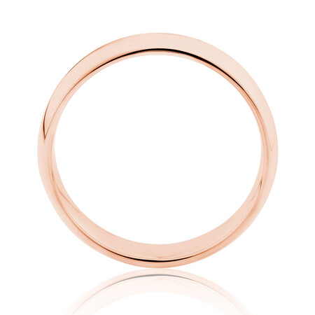 High Domed Wedding Band in 10ct Rose Gold High Domed Wedding Band in 10ct Rose Gold