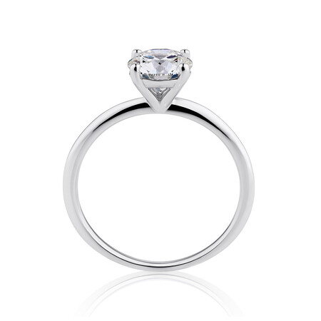 Laboratory-Created 1.50 Carat Diamond Ring in 14ct White Gold Laboratory-Created 1.50 Carat Diamond Ring in 14ct White Gold