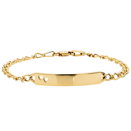 Baby Identity Bracelet in 10ct Yellow Gold Baby Identity Bracelet in 10ct Yellow Gold