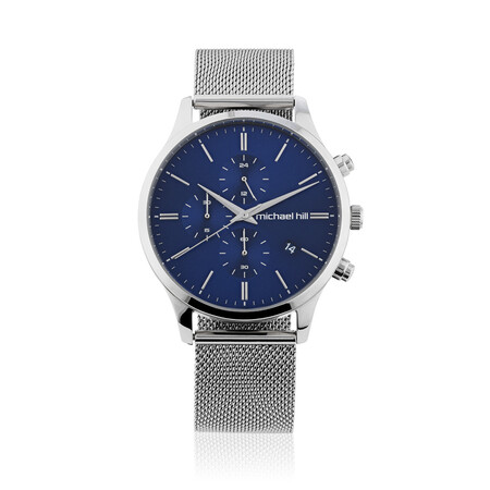 Men's Chronograph Watch in Silver Tone Stainless Steel Men's Chronograph Watch in Silver Tone Stainless Steel