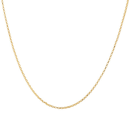 45cm (18") 1mm-1.5mm Width Diamond Cut Belcher Chain in 18kt Yellow Gold 45cm (18") 1mm-1.5mm Width Diamond Cut Belcher Chain in 18kt Yellow Gold