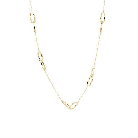 Multi-Link Necklace in 10ct Yellow Gold Multi-Link Necklace in 10ct Yellow Gold