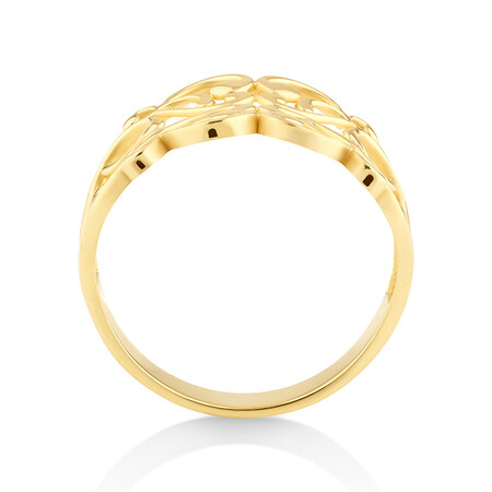 Filigree Ring In 10ct Yellow Gold Filigree Ring In 10ct Yellow Gold