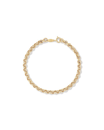 19cm (7.5") 4mm-4.5mm Width Belcher Bracelet in 10kt Yellow Gold 19cm (7.5") 4mm-4.5mm Width Belcher Bracelet in 10kt Yellow Gold