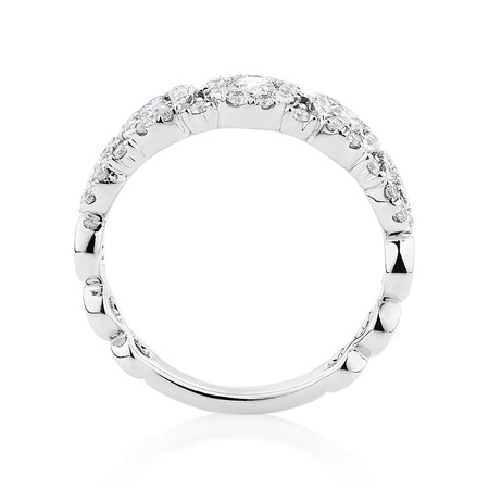 Bubble Ring with 1 Carat TW of Diamonds in 10kt White Gold Bubble Ring with 1 Carat TW of Diamonds in 10kt White Gold